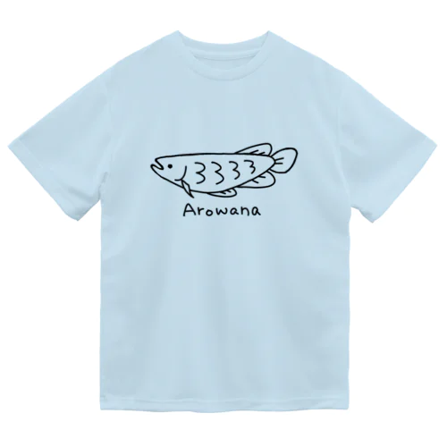 しゃくれアロワナ ドライTシャツ