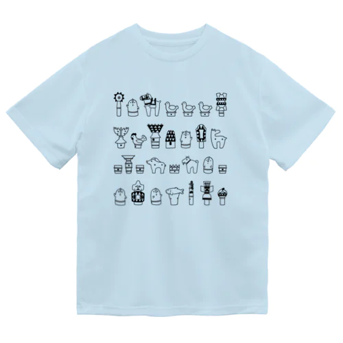 ゆるハニワ隊 Dry T-Shirt