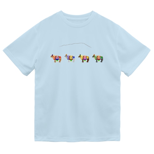 チャグチャグ馬コ 行列 Dry T-Shirt