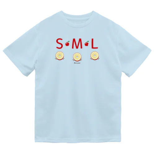 ML002 SMLTシャツのりんごすたぁ*輪切りのリンゴ Dry T-Shirt