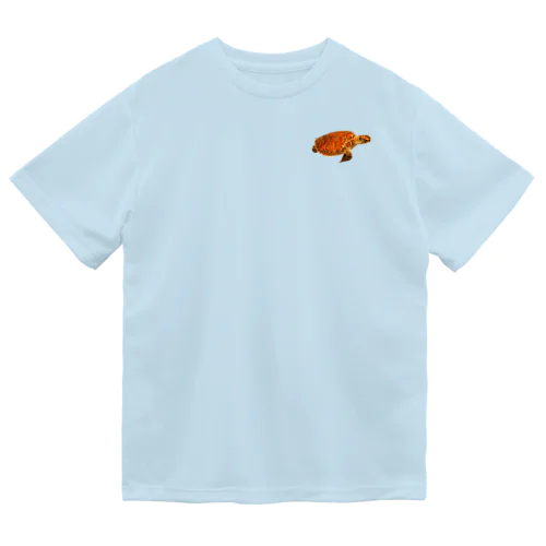ウミガメ泳いでるよ！ Dry T-Shirt