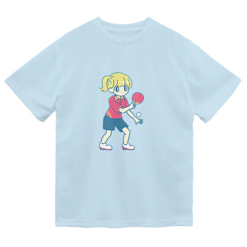 卓球ガール ドライTシャツ