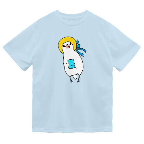 読書感想文鳥 ドライTシャツ