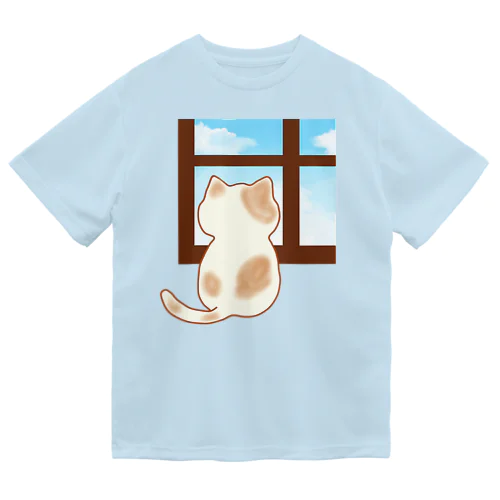 猫 〜窓辺のひととき〜 Dry T-Shirt