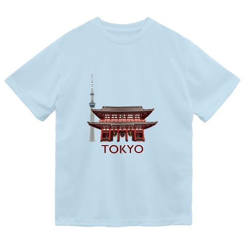 東京 浅草 Dry T-Shirt