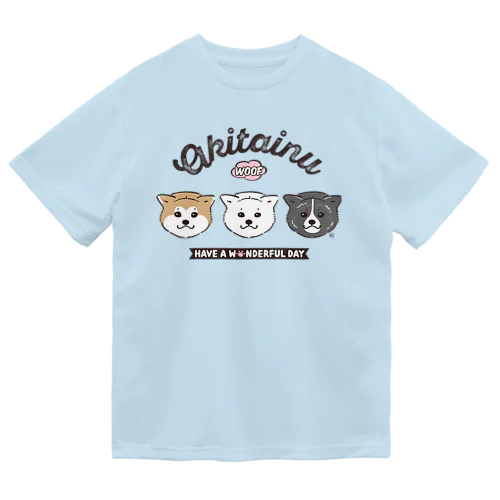 秋田犬ブラザーズ ドライTシャツ