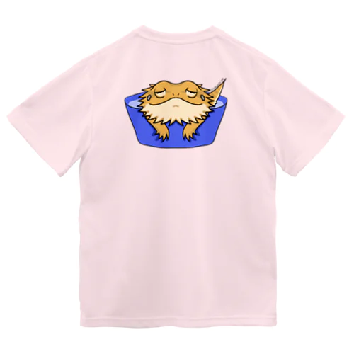 フトアゴちゃんいい湯だなバックプリント ドライTシャツ