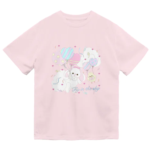 ちーちゃん　ぴびあちゃん　バルーン ドライTシャツ