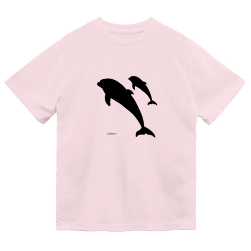 イルカさんシルエット Dry T-Shirt