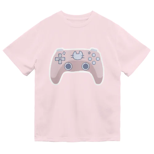 にゃんにゃん猫ゲームコントローラー ドライTシャツ