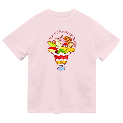 ユニコーンアイスクリームパフェ ドライTシャツ