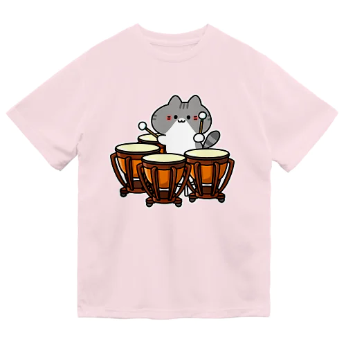 ティンパニねこ Dry T-Shirt