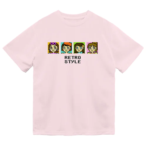 レトロスタイル ドライTシャツ