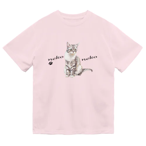 パステル💗ねこねこ　マーブルちゃん Dry T-Shirt