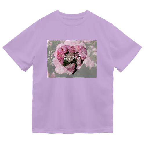 薔薇の花はお好き？？ ドライTシャツ