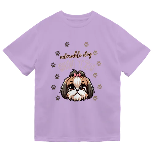 adorable dog　SHIH TZU　（シーズー） ドライTシャツ