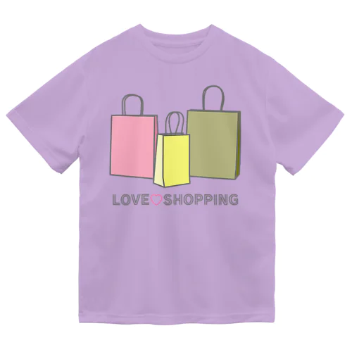 紙袋 LOVE SHOPPING ドライTシャツ