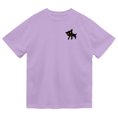 黒猫さん ドライTシャツ