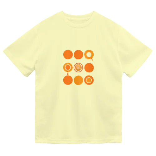 オレンジ ドライTシャツ