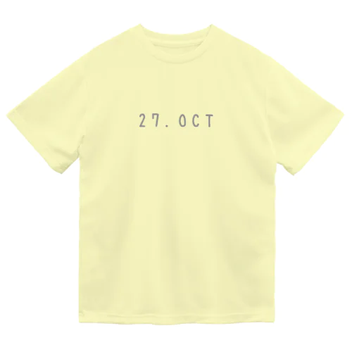 バースデー［27.OCT］ ドライTシャツ