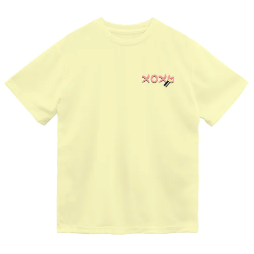 ワンポイント　xoxo ドライTシャツ