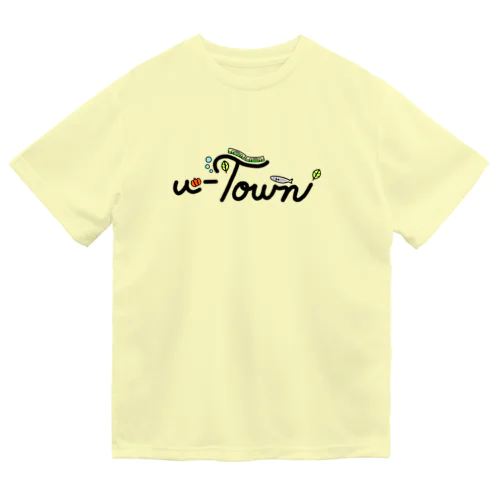 【カラフルver.】u-Town(ユーターン)ロゴ Dry T-Shirt