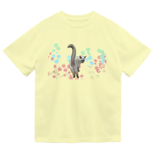 てんちゃんのＴシャツ お花柄 ドライTシャツ