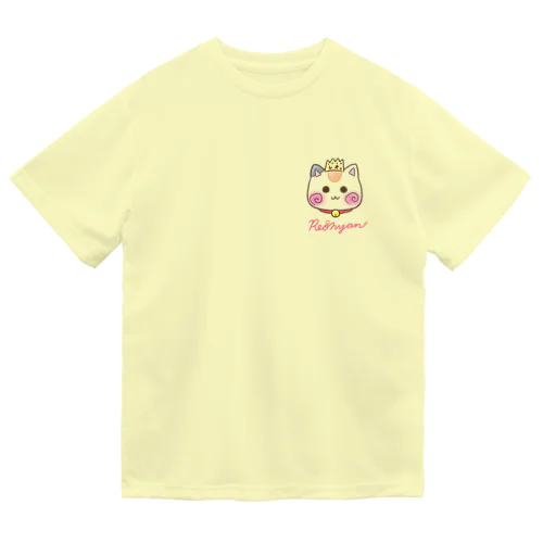 (ピンクロゴ)顔だけ☆れぉにゃん Dry T-Shirt