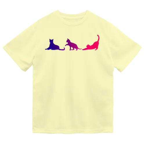 三つ子猫 Dry T-Shirt