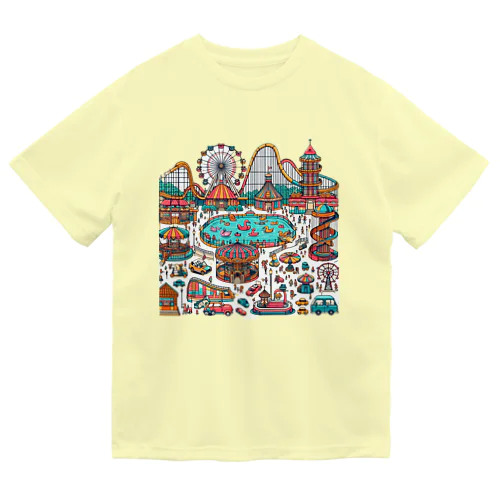 楽しい遊園地 ドライTシャツ