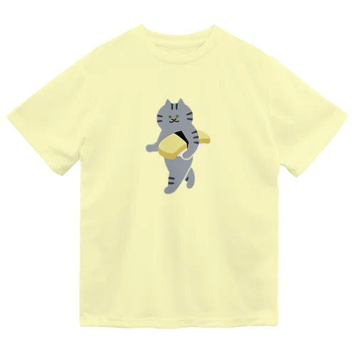 【大】玉子の握り寿司をのんびり運ぶねこ Dry T-Shirt