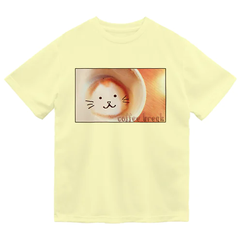 カプチーノ猫 Dry T-Shirt