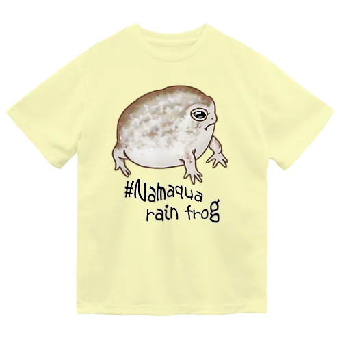 Namaqua rain frog(なまかふくらがえる) 英語バージョン ドライTシャツ