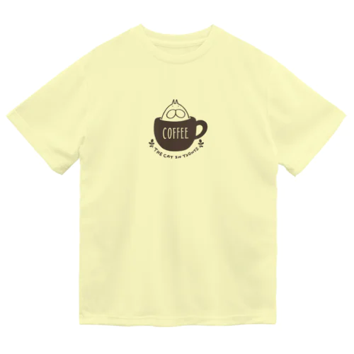 ねこタイツ コーヒー ドライTシャツ