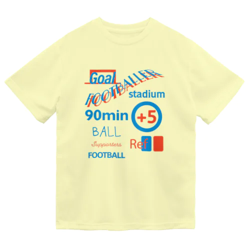 フットボールな ドライTシャツ