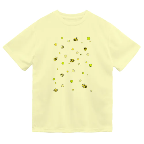 水玉模様のミナミハコフグ ドライTシャツ