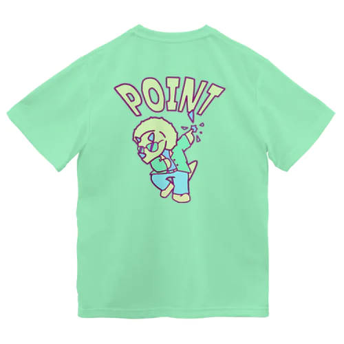 踊るトリケラくん ドライTシャツ