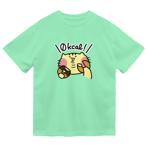 0kcalねこ ドライTシャツ