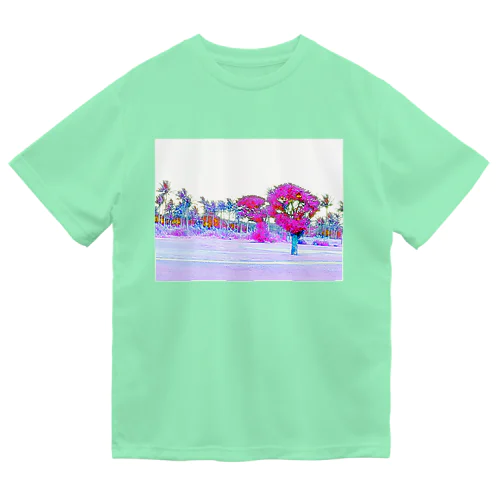 ピンクのツリー Dry T-Shirt