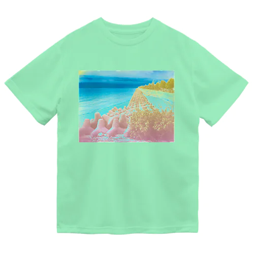 異界の海 ドライTシャツ