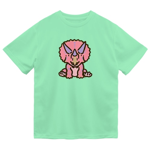 ホリドゥスちゃん（ゆるトリケラトプス ） Dry T-Shirt