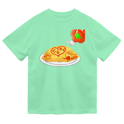 ラブセキセイインコおむらいす Dry T-Shirt