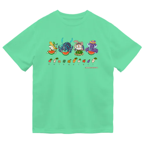 【NEW!!】スイカおいしい ドライTシャツ