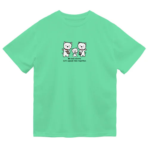 しろいぬルッチー【3wes】Tシャツ Dry T-Shirt