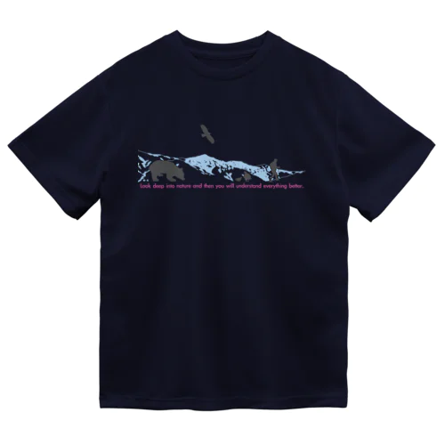 日本アルプス登山 ドライTシャツ