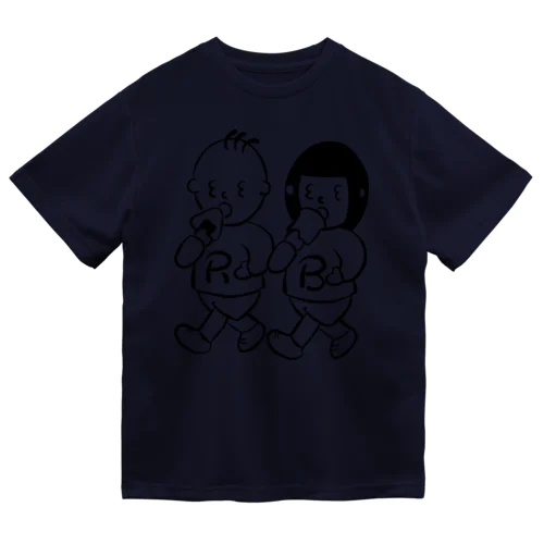 ランブレちゃんロゴTシャツ（背面青ロゴ） ドライTシャツ