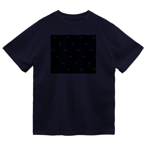 navy × little flower pattern Dry T-Shirt