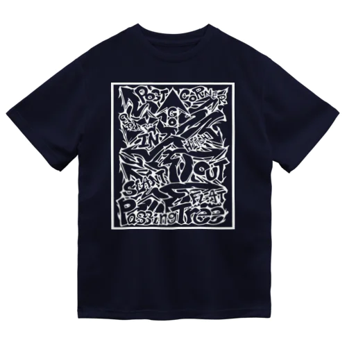 Passing Tree 透過・白線 Dry T-Shirt