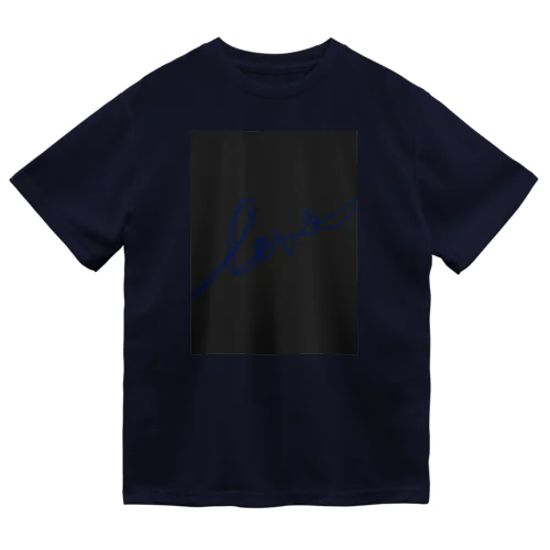 Blue LogoArt × Charcoal Dry T-Shirt