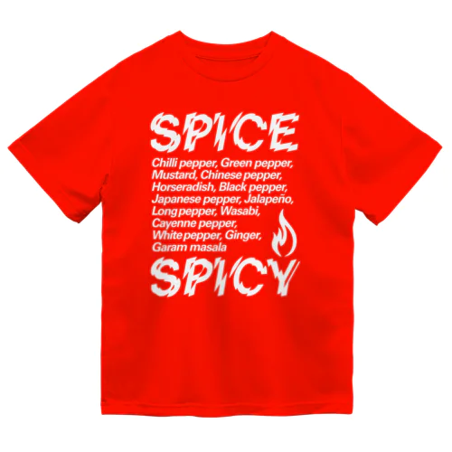 SPICE SPICY（White） ドライTシャツ